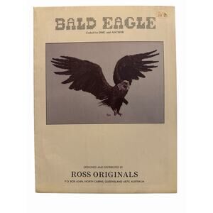 Bald Eagle Counted Cross Stitch Pattern Instruction‎ Booklet Ross Originals